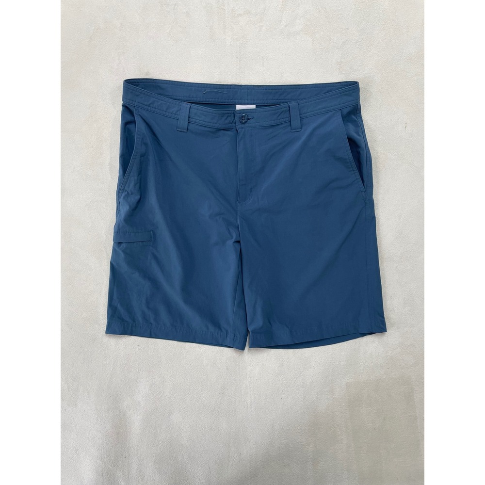 Columbia Mens Blue Regular Fit Outdoor Performance Shorts Size 38 XM2812